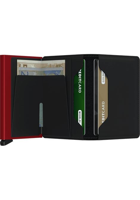 Slim wallet Matte SECRID | SM-MATTEBLACK RED